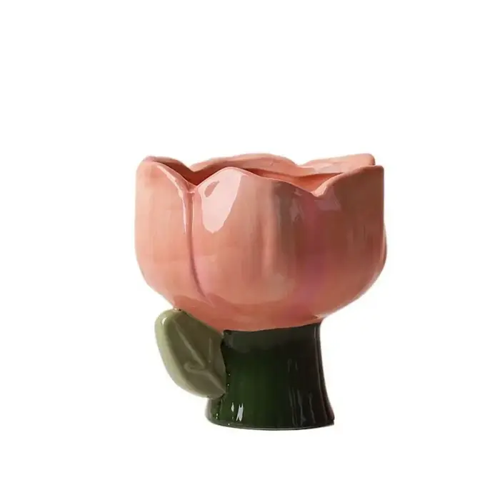 Pot de fleurs en céramique en forme d'éléphant
