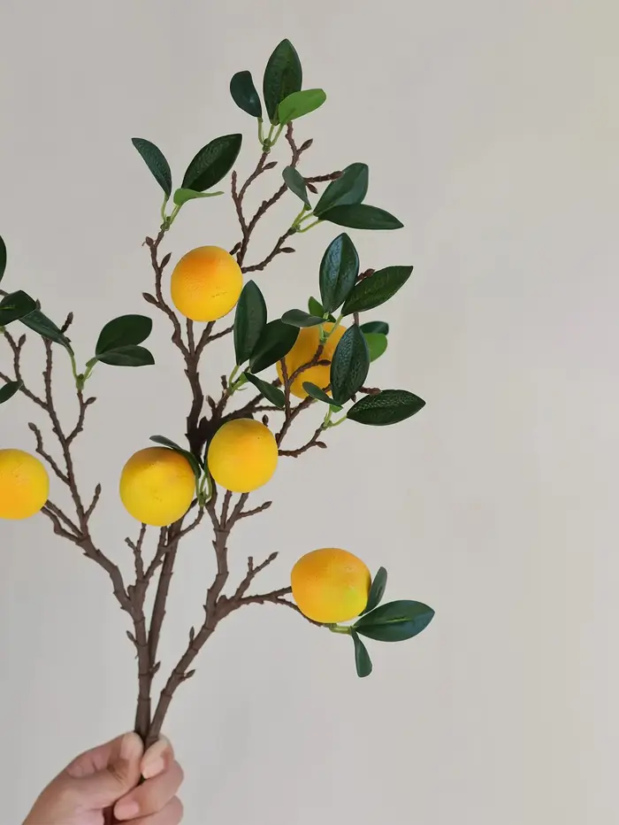 Branches de citrons artificiels de 23 pouces