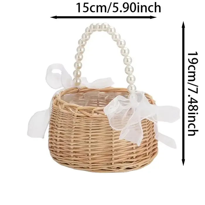 Panier de fleurs en bois pour mariage, Design Simple, léger et à la mode pour le rangement et la décoration de bouquets