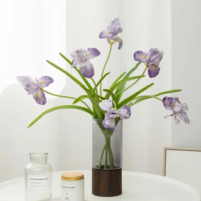 10 pièces de fleurs artificielles en PU