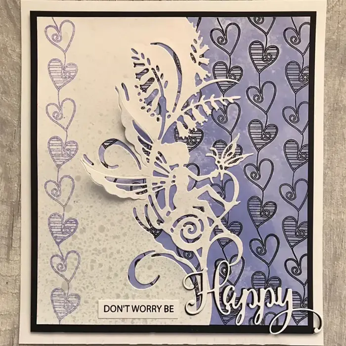 Edger artisanat matrices fée fleur métal