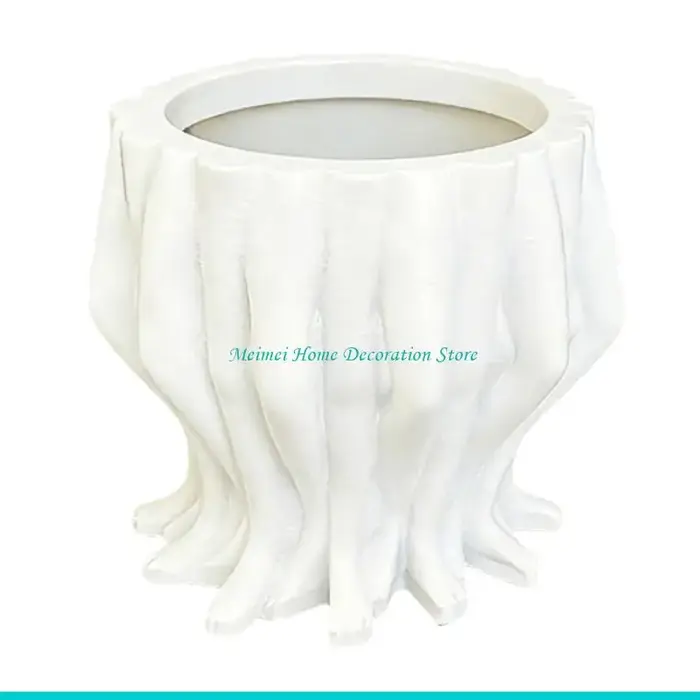 H7BF – jardinière décorative élégante en forme jambe, pour exposition plantes d'intérieur, légère, S
