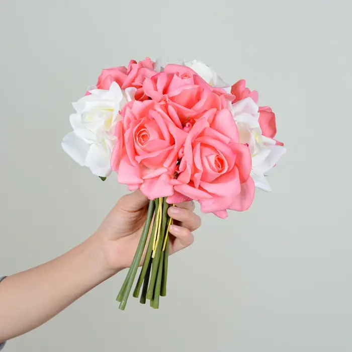 Fleurs artificielles 5 têtes