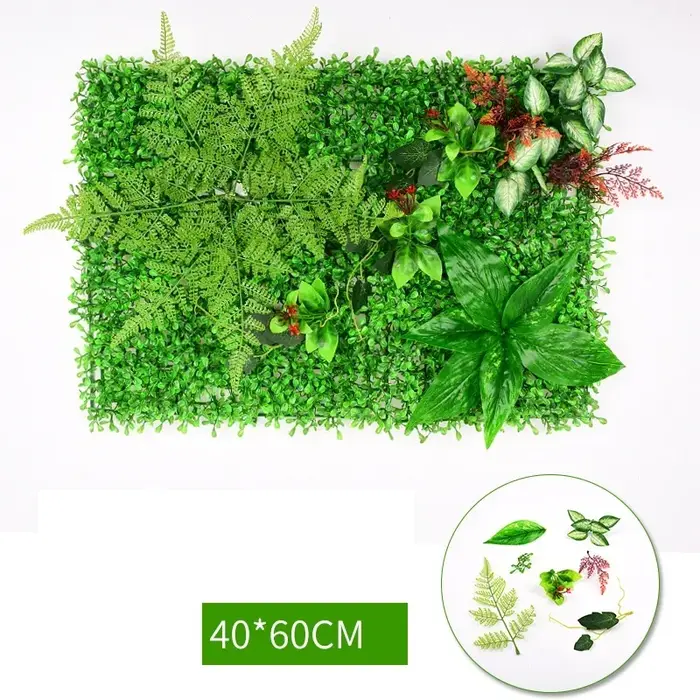 Feuilles persanes artificielles murales 40x60cm