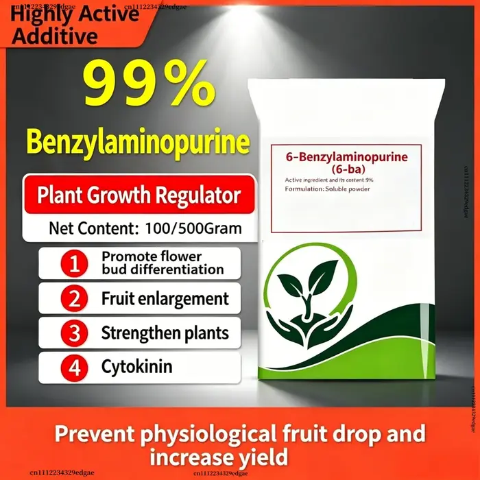 6-BA 6-Benzylaminopurine Cytokinine en poudre, régulateur de croissance des plantes, favorise la ger