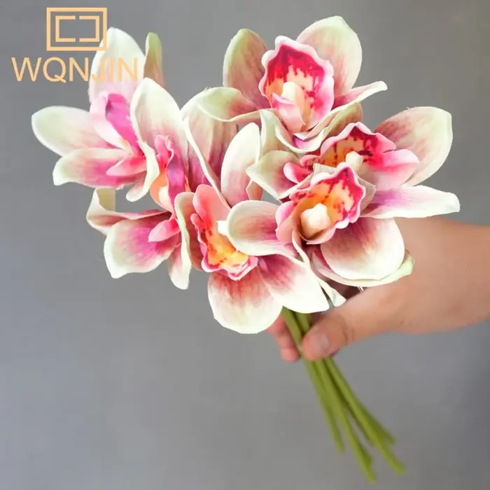 Vases orchidées papillon pour la décoration intérieure