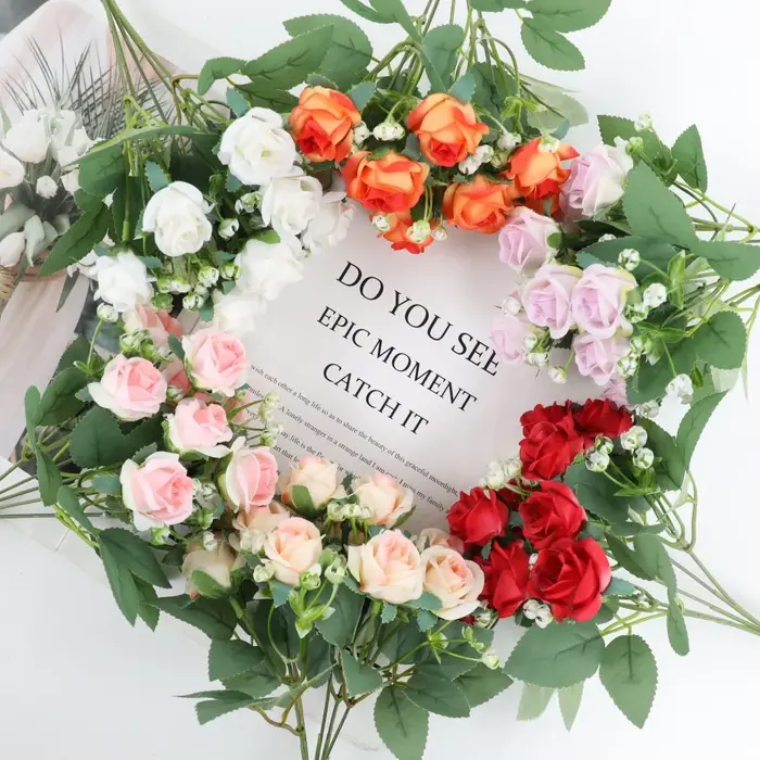 Bouquet de roses rouges pour mariage