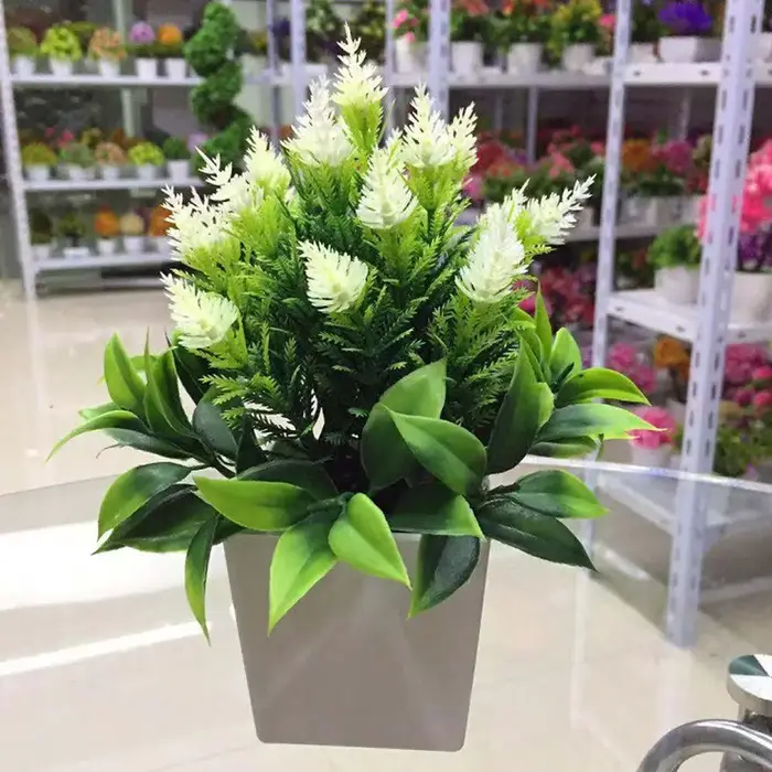 Décoration extérieure pour la maison, plantes artificielles, jardin, faux pot
