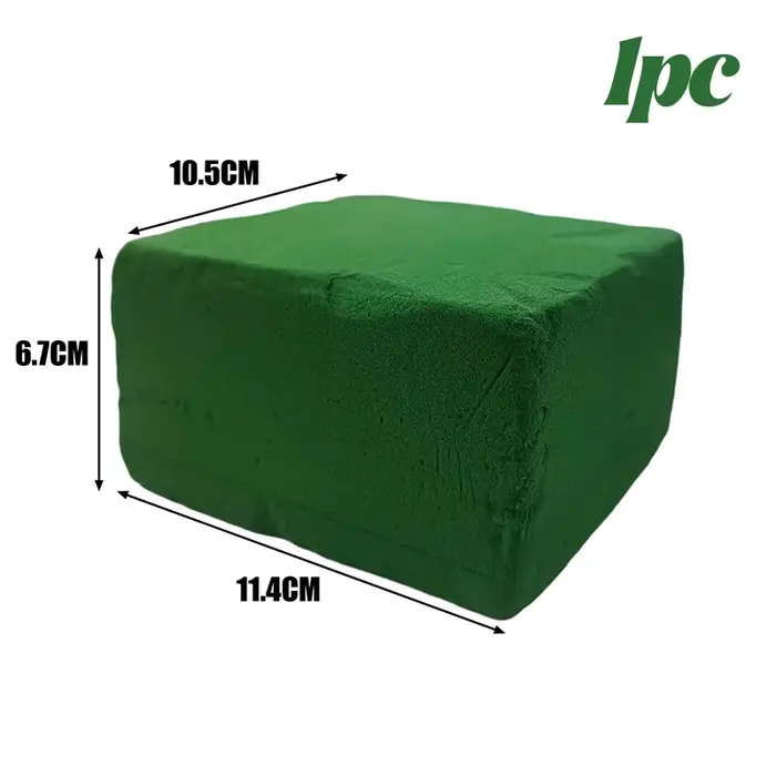 Blocs de mousse florale carrés, Super absorbant l'eau, boue en mousse florale pour fleurs artificiel