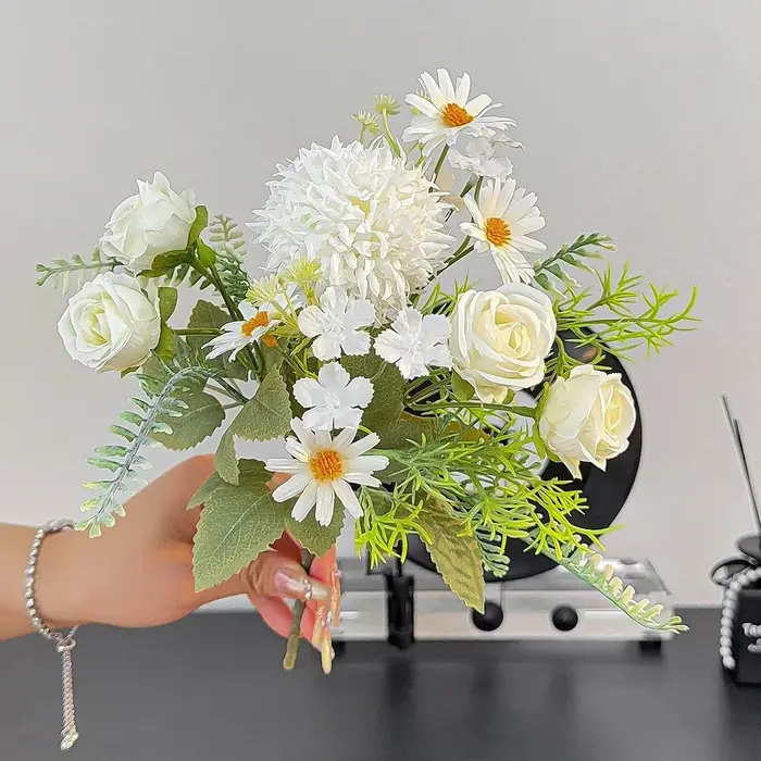 Nouveau Bouquet de pissenlit fleurs artificielles-Faux