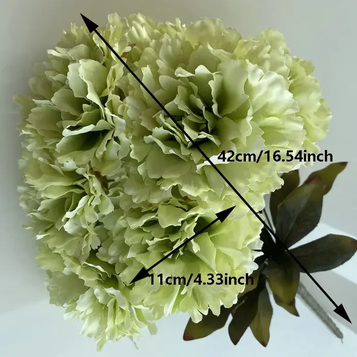 Bouquet de fleurs d'hibiscus artificielles à 7 têtes
