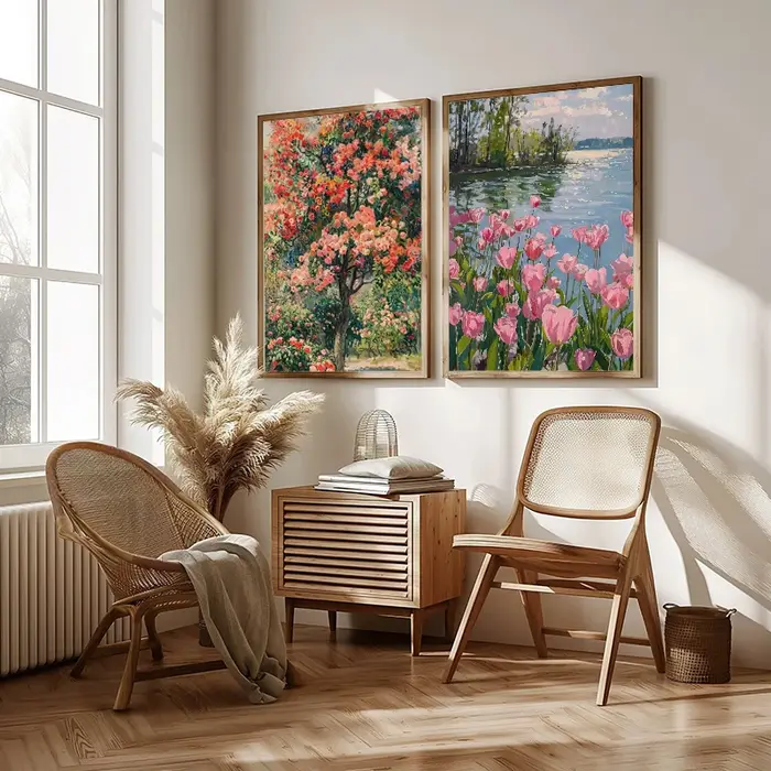 Spring Academy Wind Plant Flowers Destroy Isies Poster