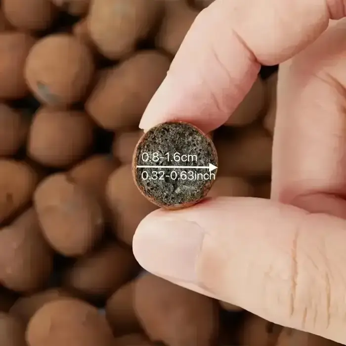 1LB Galets d'argile hydroponiques réutilisables