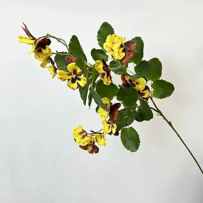 Fausses fleurs artificielles en soie