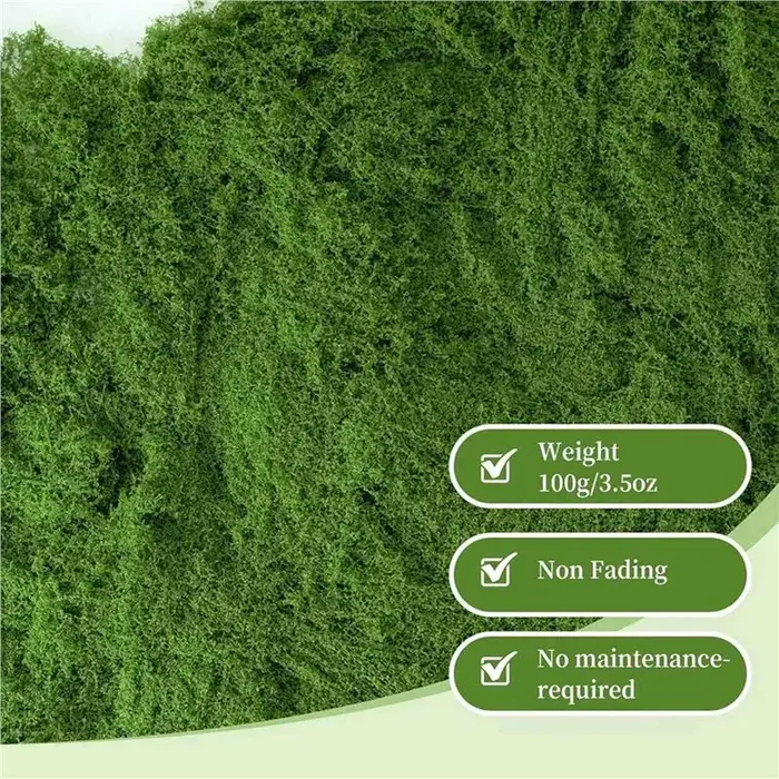 4X Faux mousse artificielle pour plantes d'intérieur