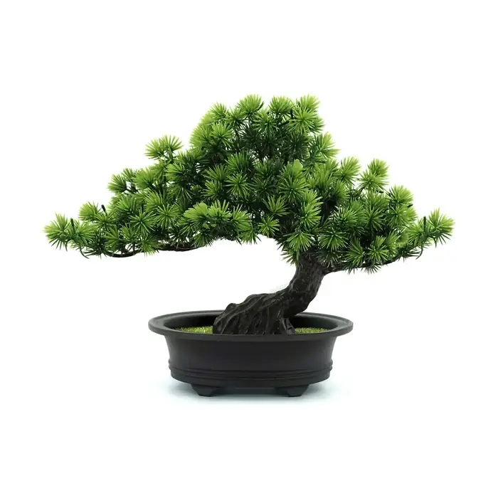 Plante artificielle verte faux bonsaï arbre intérieur étagère bureau salle de bain ferme décor maison chambre