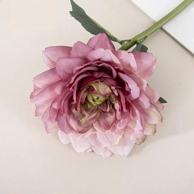 Dahlia – Bouquet de fleurs artificielles en soie
