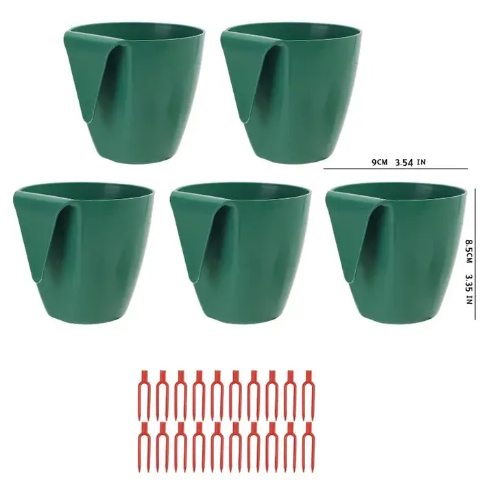 Kit de transplantation de semis avec fourche de plantation pour légumes, fleurs, herbes, protection facile des racines, trous de drainage, pots, taux de survie élevé