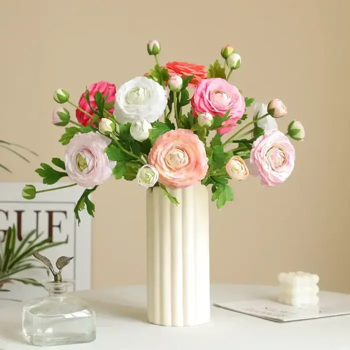 Fausse Fleur Artificielle au Toucher Réel