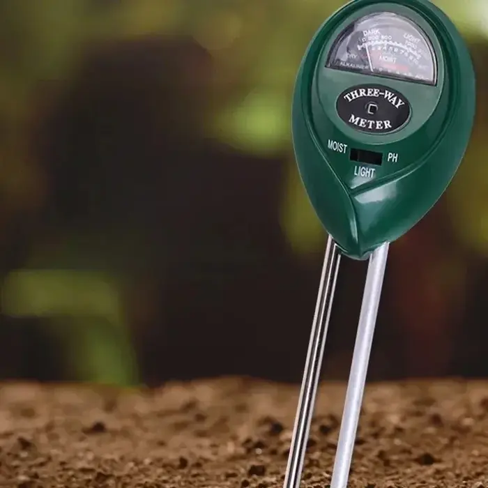 Testeur de pH du sol 3 en 1, testeur de pH de la lumière du soleil, capteur d'humidité du sol pour l