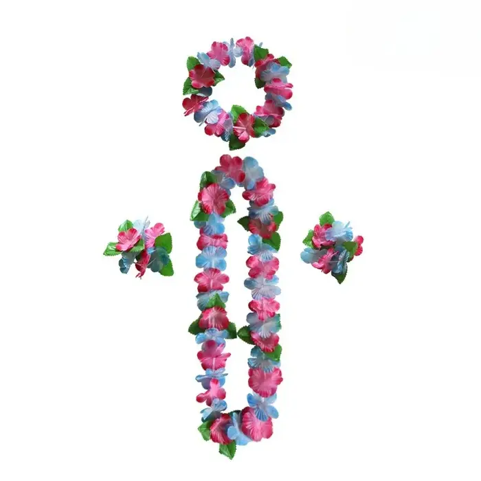 Ensemble de guirlandes de fleurs tropicales de 12 couleurs