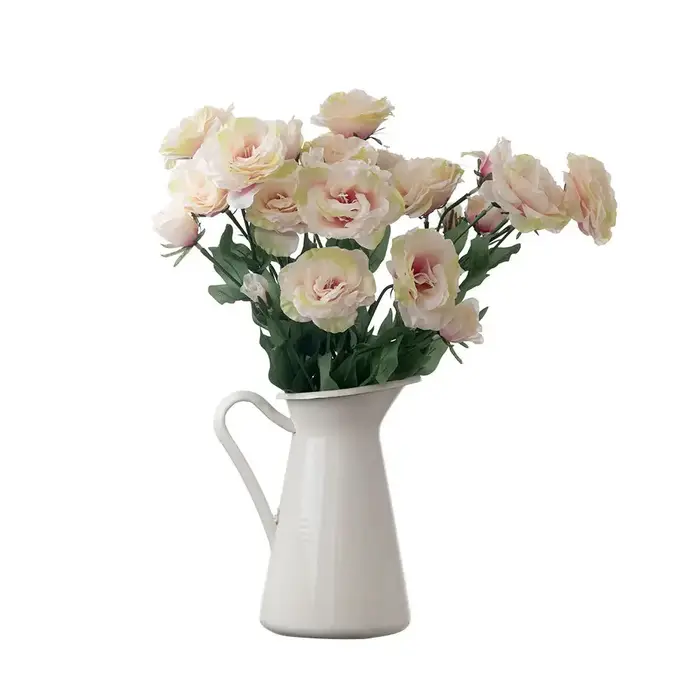 Bouquet de fleurs artificielles Eustoma