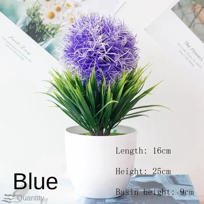 Plantes artificielles bonsaï en verre