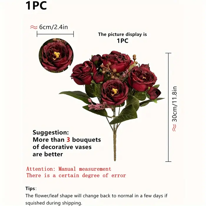 Pivoines simulées, mariages