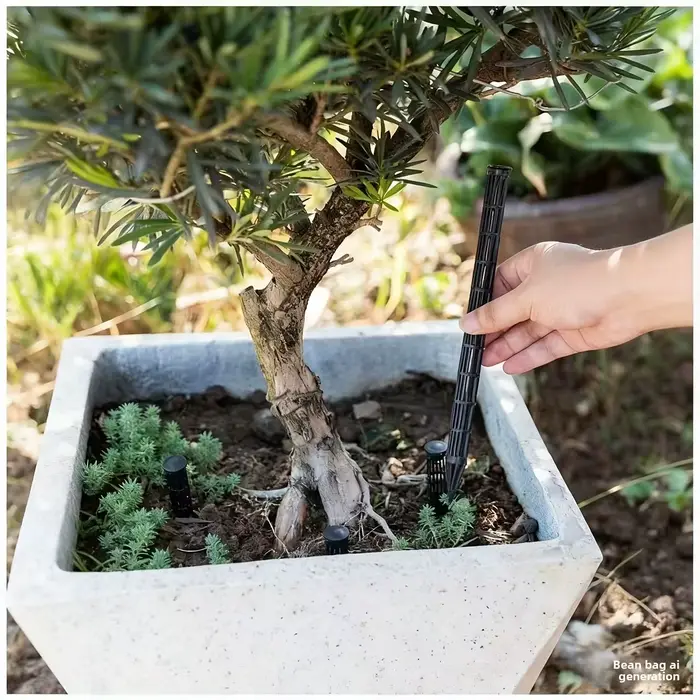 Tubes d'aération pour plantes en pot