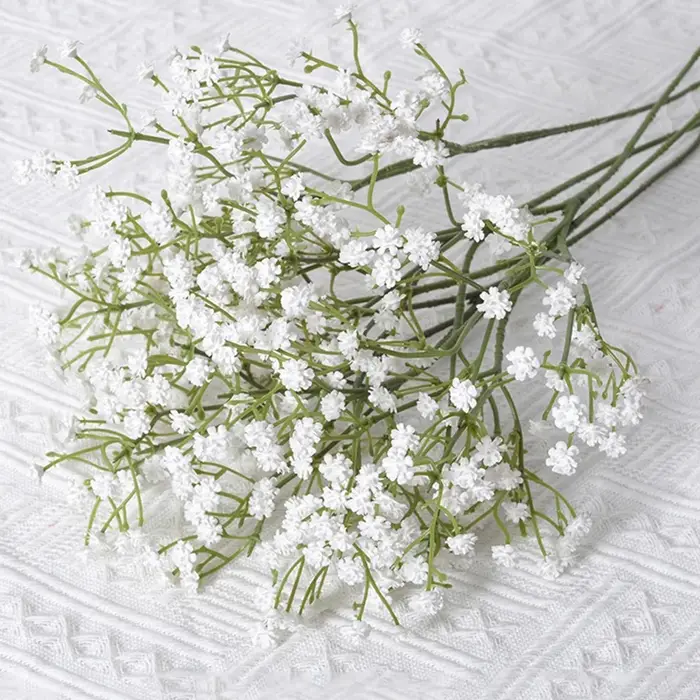 1 pièce de fleurs artificielles Gypsophila de 63 cm