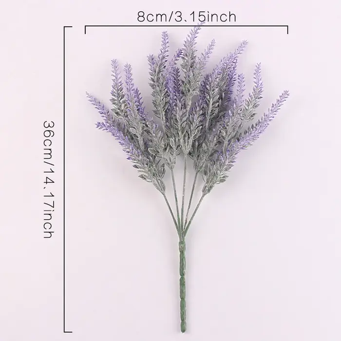 Fleur artificielle de lavande romantique