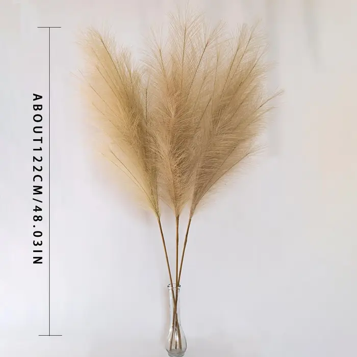 1PC Faux Pampas Herbe Décor Plume