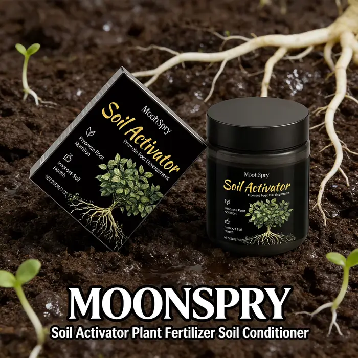 Activateur de Sol Puissant Engrais pour Jardin et Plantes Améliore la Consistance du Sol Complément Nutritionnel