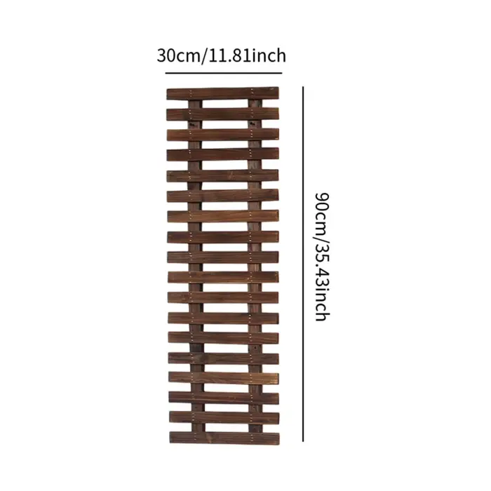 Jardinière suspendue en bois