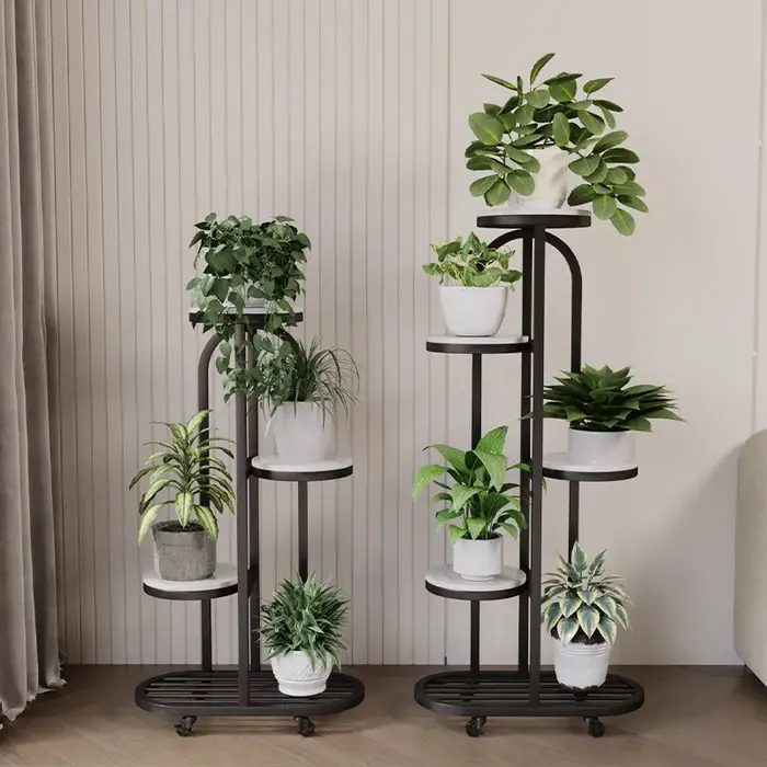 Support de fleurs d'angle pour rangement