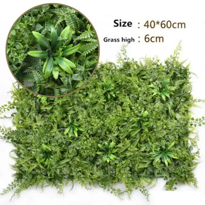 40*60 cm pelouse artificielle plante herbe mur toile de fond fleurs