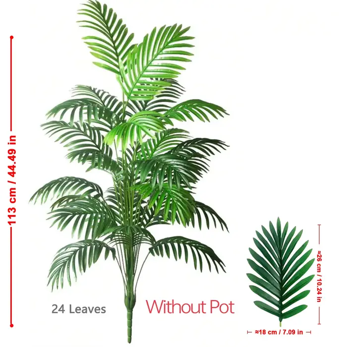 Plante artificielle Areca Palm avec pot