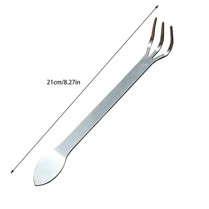 Râteau à racine en acier inoxydable