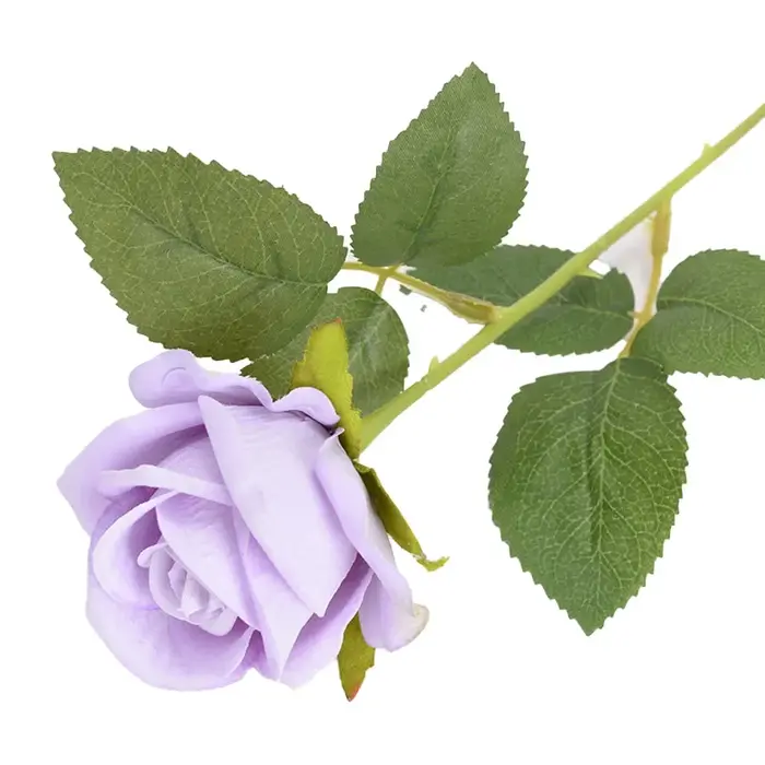 Six couleurs, rose artificielle à tige unique