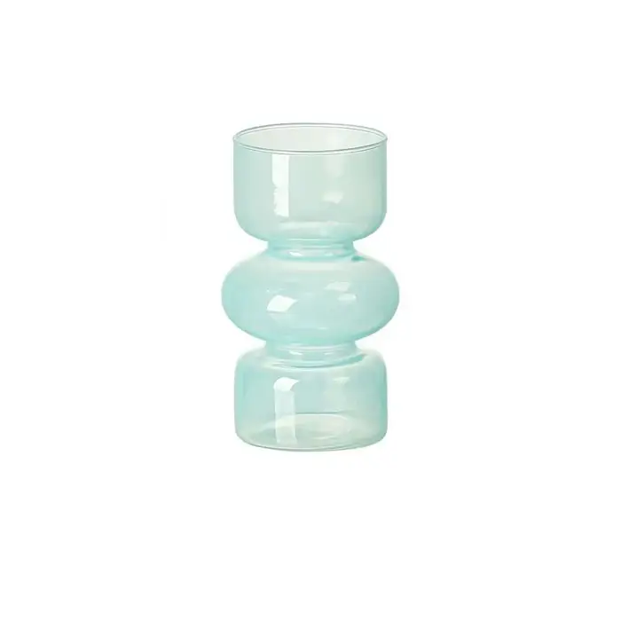 Ins-Vase à fleurs hydroponique en verre
