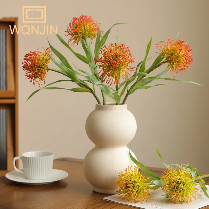 1 pièce, nouvelle fleur de coussin d'aiguille simulée
