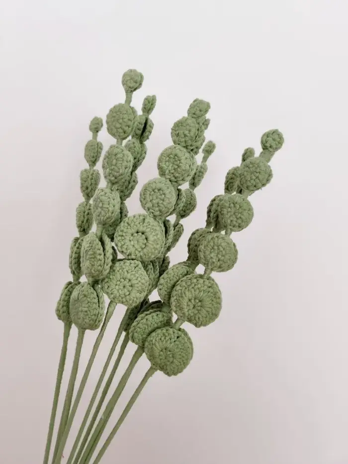 Eucalyptus Leaf Dried Flower Finished ProductinsInternet Celebrity Plant Nordic Style Hand-Woven Preserved Fresh