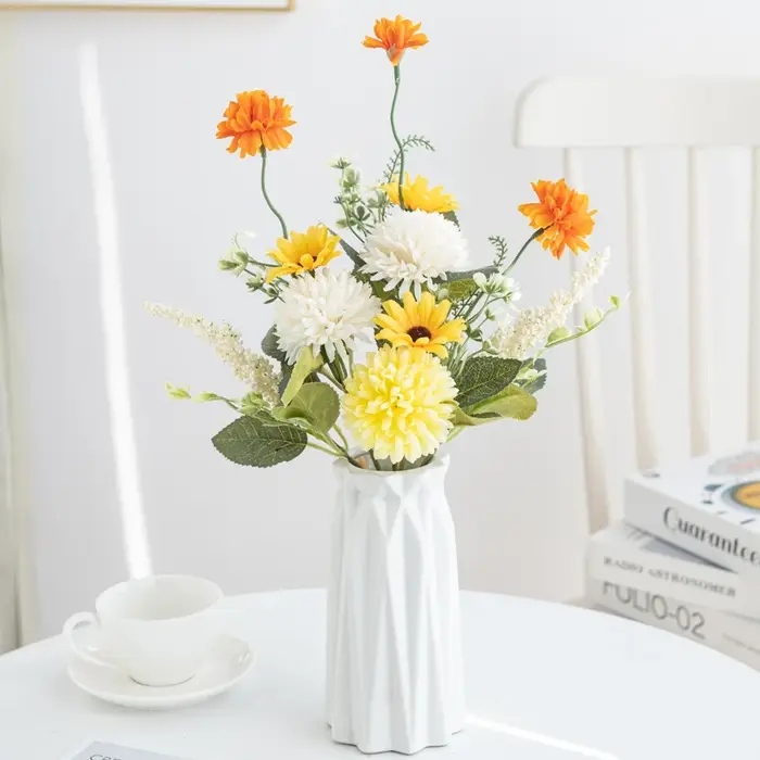 Fleurs artificielles en soie