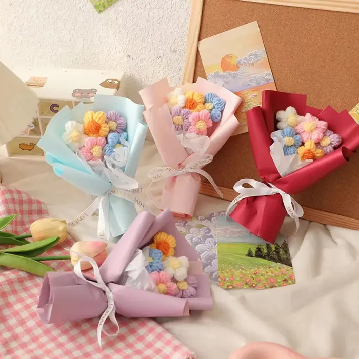 1 pièce de Mini Bouquet de fil fait à la main