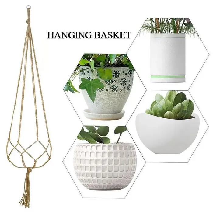 Cintre pour Plantes en Macramé