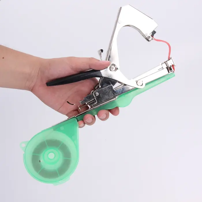 Machine à Attacher les Plantes avec 6 Rouleaux de Ruban Adhésif et 1 Boîte, Dispositif pour Légumes, Tomate, Concombre, Belle Fleur