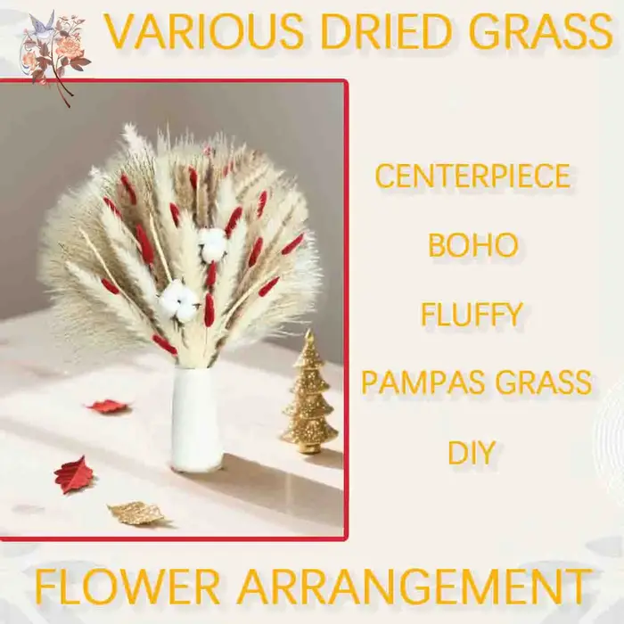 Bouquet de fleurs séchées de noël