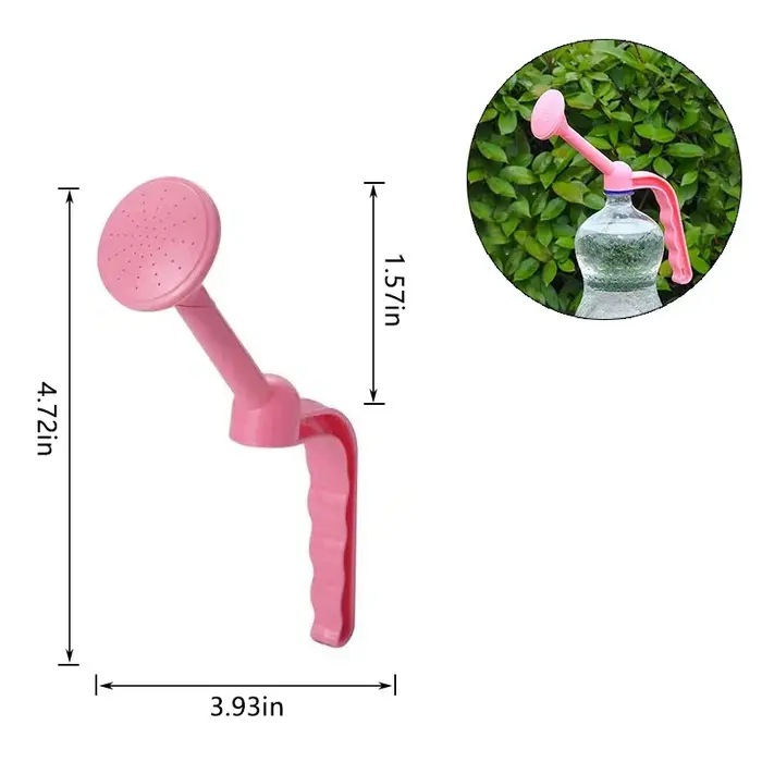 Bouteille d'arrosage manuelle double usage pour jardinage, pulvérisateur d'eau, arrosoir, douchette 