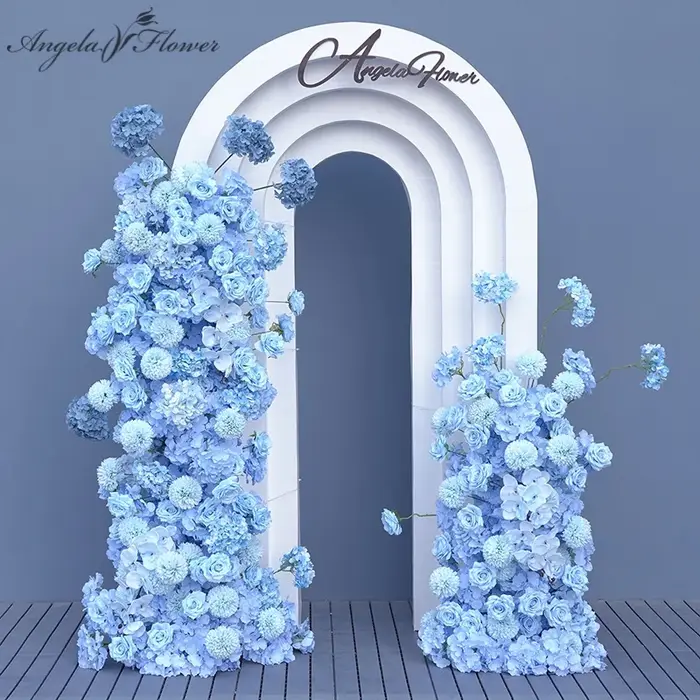 A8887 Roses orchidées hortensias 5D Arrangement floral décor mariage toile de fond arc KT conseil rangée florale fête fenêtre affichage accessoires