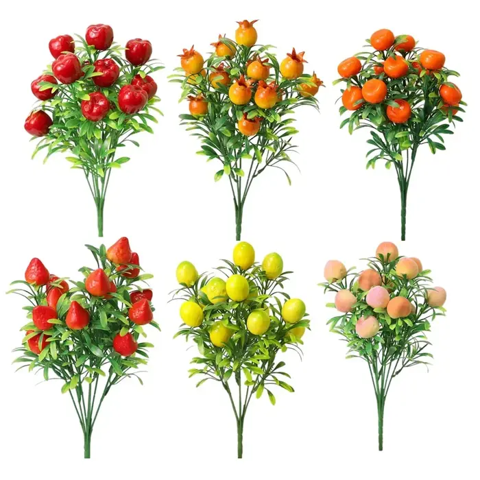 Ligne de fruits porte-bonheur de produits d'arrangement de fleurs